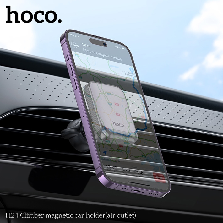 держатель Hoco H24 Climber magnetic car holder (air outlet)